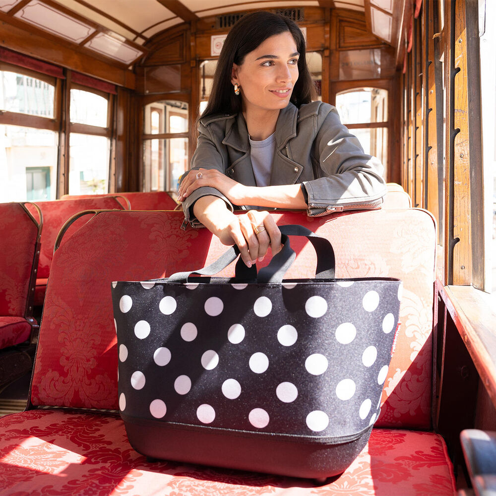 Canasto Shoppingbasket - Dots White image number 1.0