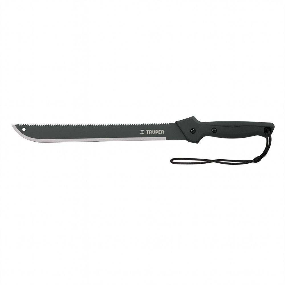 Machete Doble Filo 18 Cacha Bimaterial, Con Funda, Truper image number 0.0