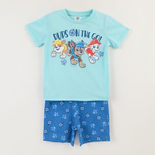 Pijama Manga Corta Ni&ntilde;o Calipso Pandilla Paw Patrol