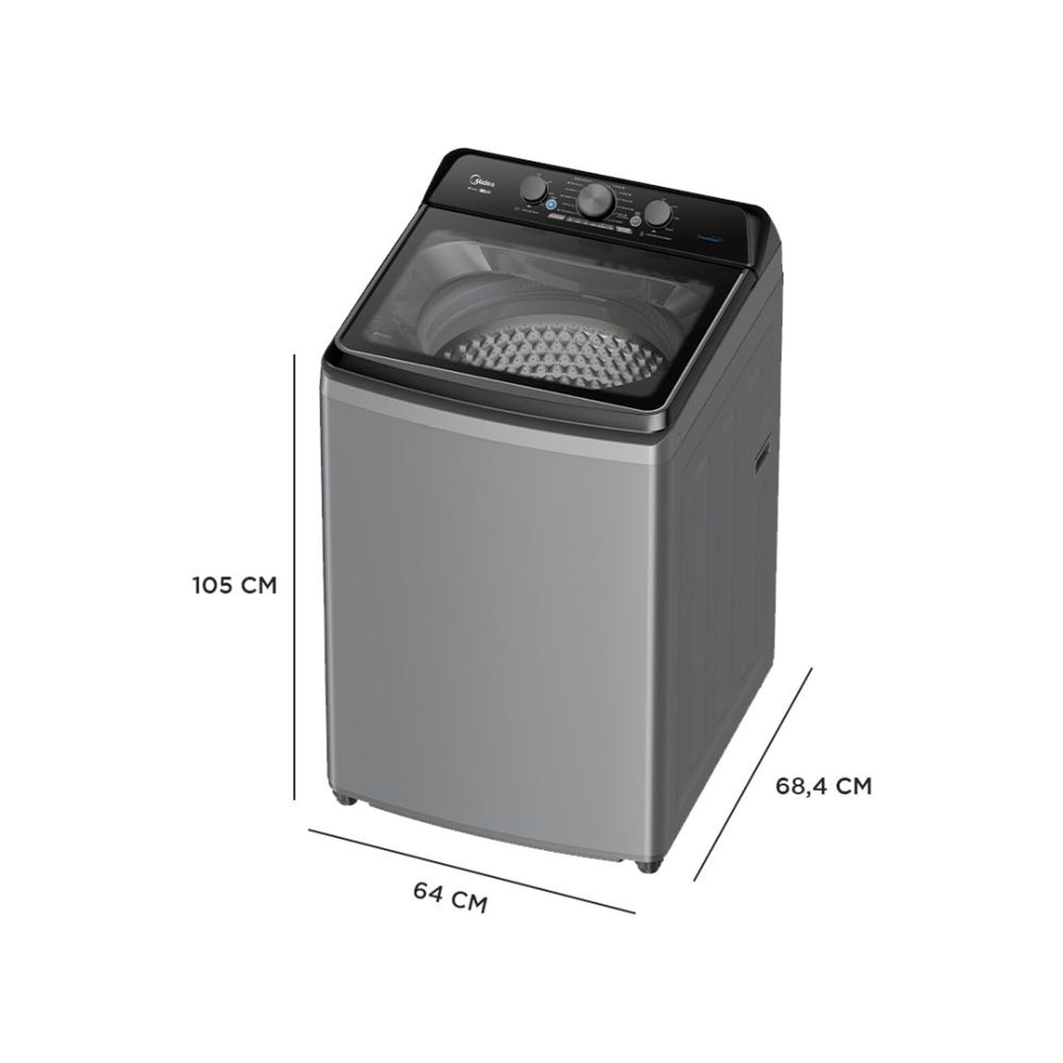 Lavadora Midea MA500W210/G / 21 Kg image number 2.0