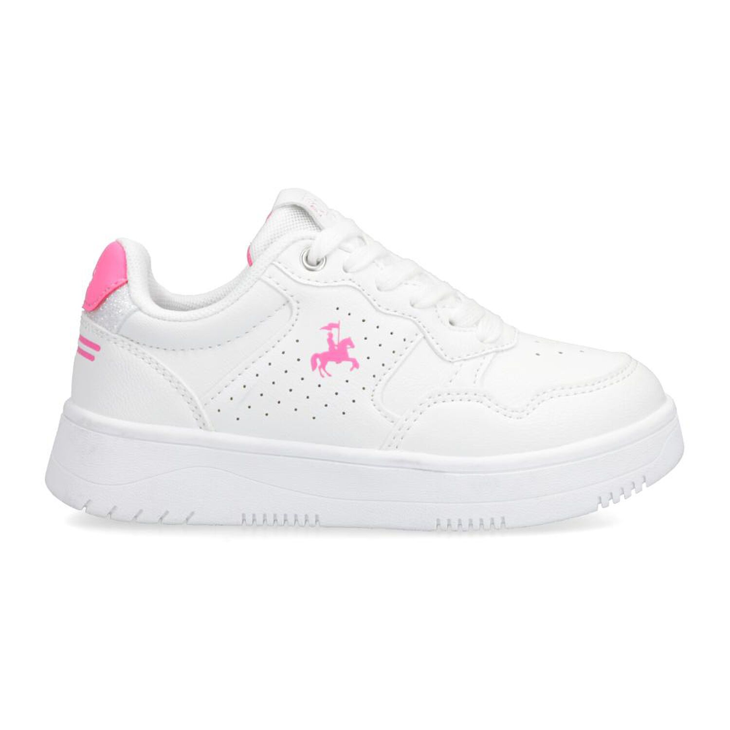 Zapatilla Infantil Ni&ntilde;a The King's Polo Club White image number 2.0