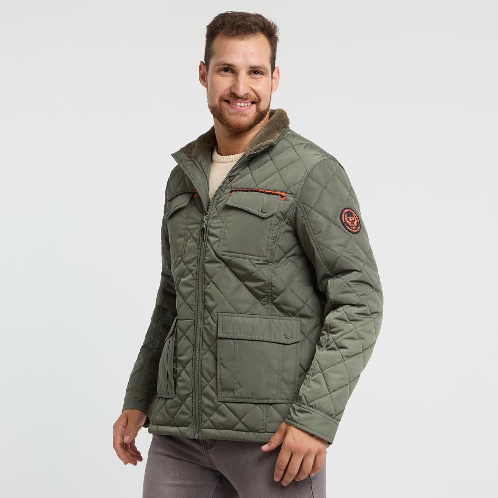 Parka Lisa Slim Cuello Alto Hombre Peroe image number 2.0