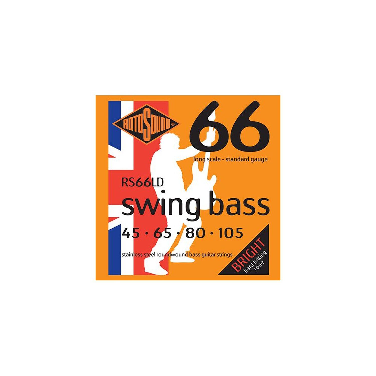Set Bajo El&eacute;ctrico Swing Bass 45-105 Rs66ld Rotosound image number 0.0