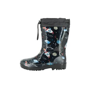 Bota De Agua Con Polar Calet Negro Bamboo