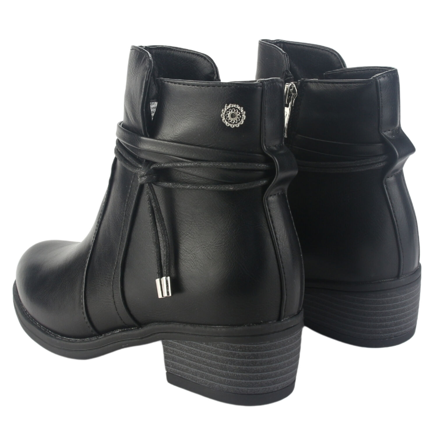 Botin Chalada Mujer Trosi-1 Negro Casual image number 5.0