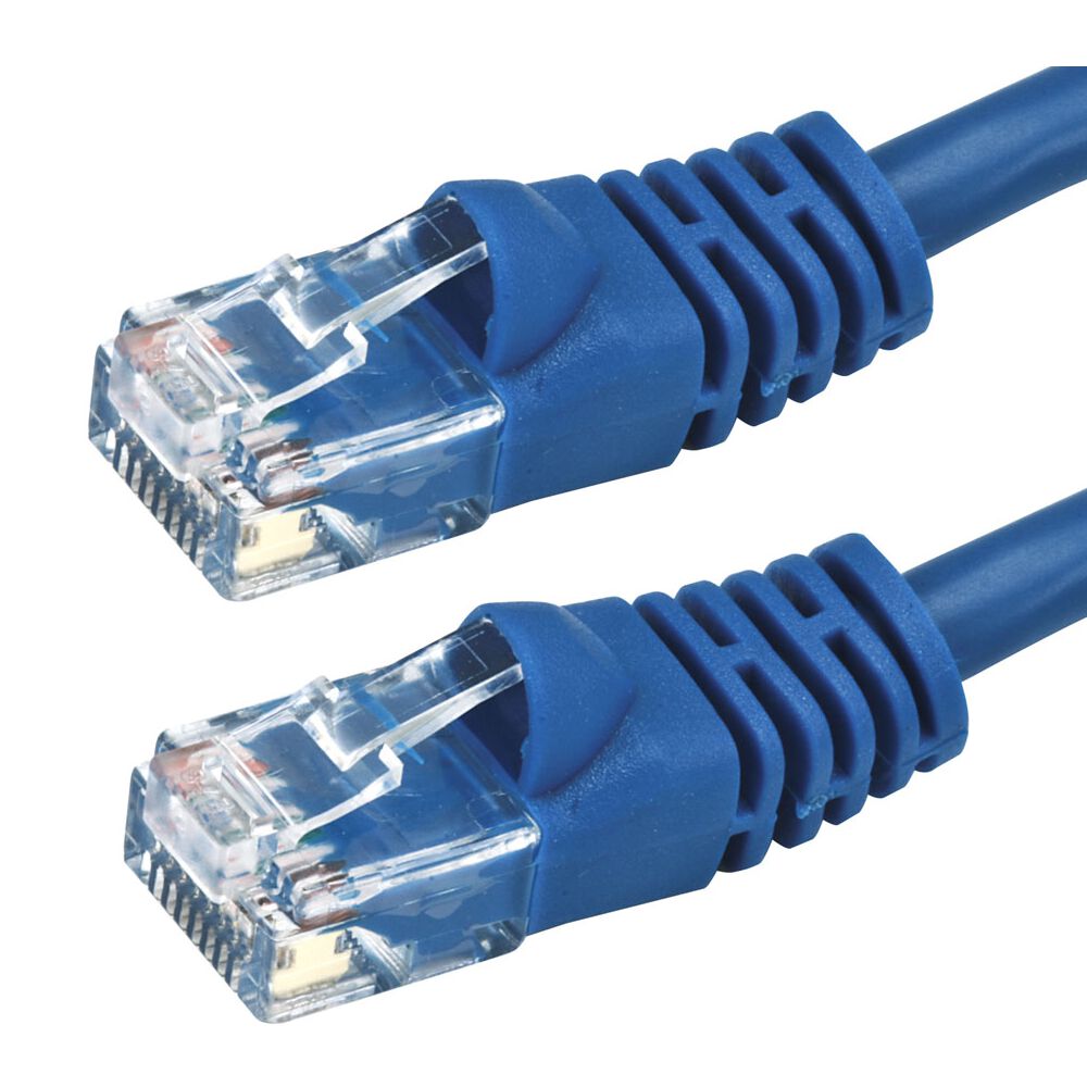 Cable De Red Ethernet Azul Cat 5e 90cm - Monoprice image number 1.0