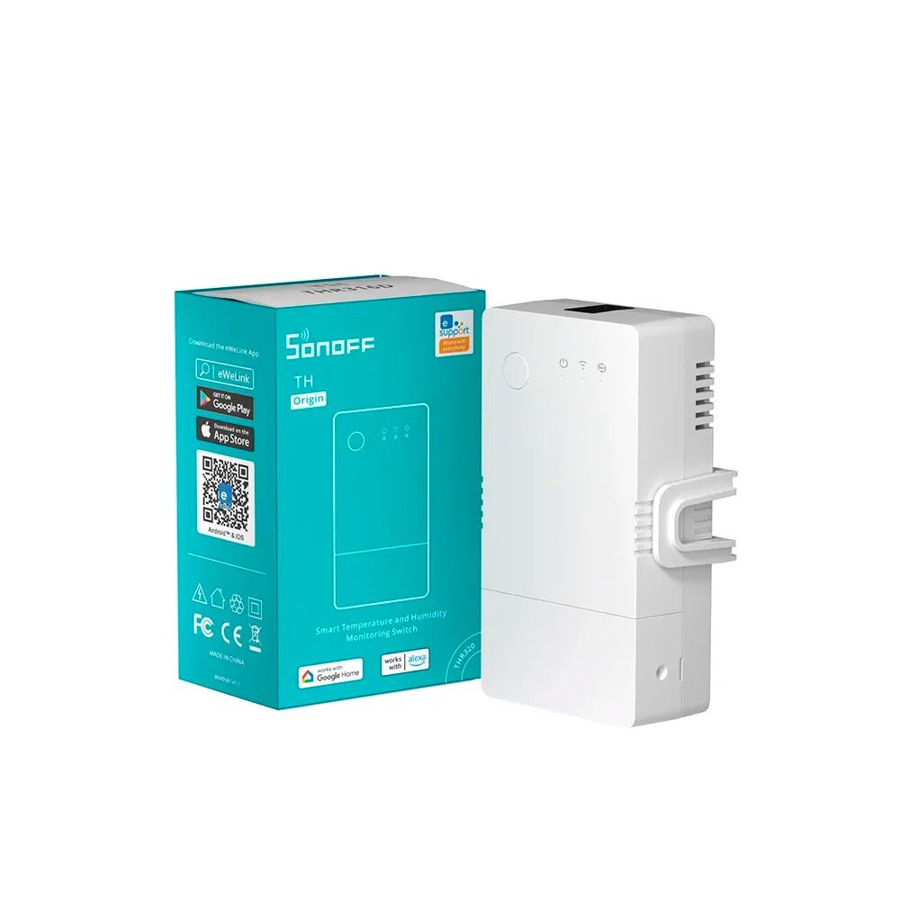 Interruptor Wifi Sonoff Th Origin 16a Para Sensores Sonoff image number 0.0