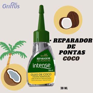 Aceite Reparador De Puntas Oleo De Coco Griffus 30ml