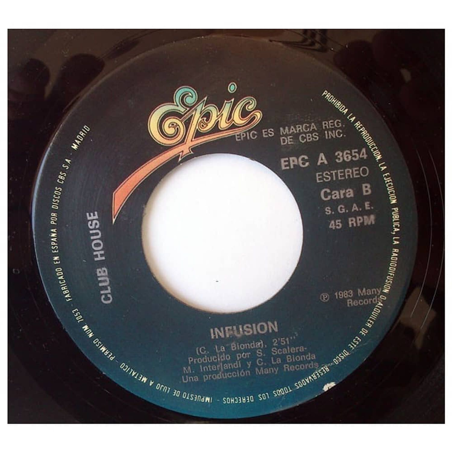 Club House - Do It Again (medley With Billie Jean) | 7" Single Vinilo Usado image number 3.0