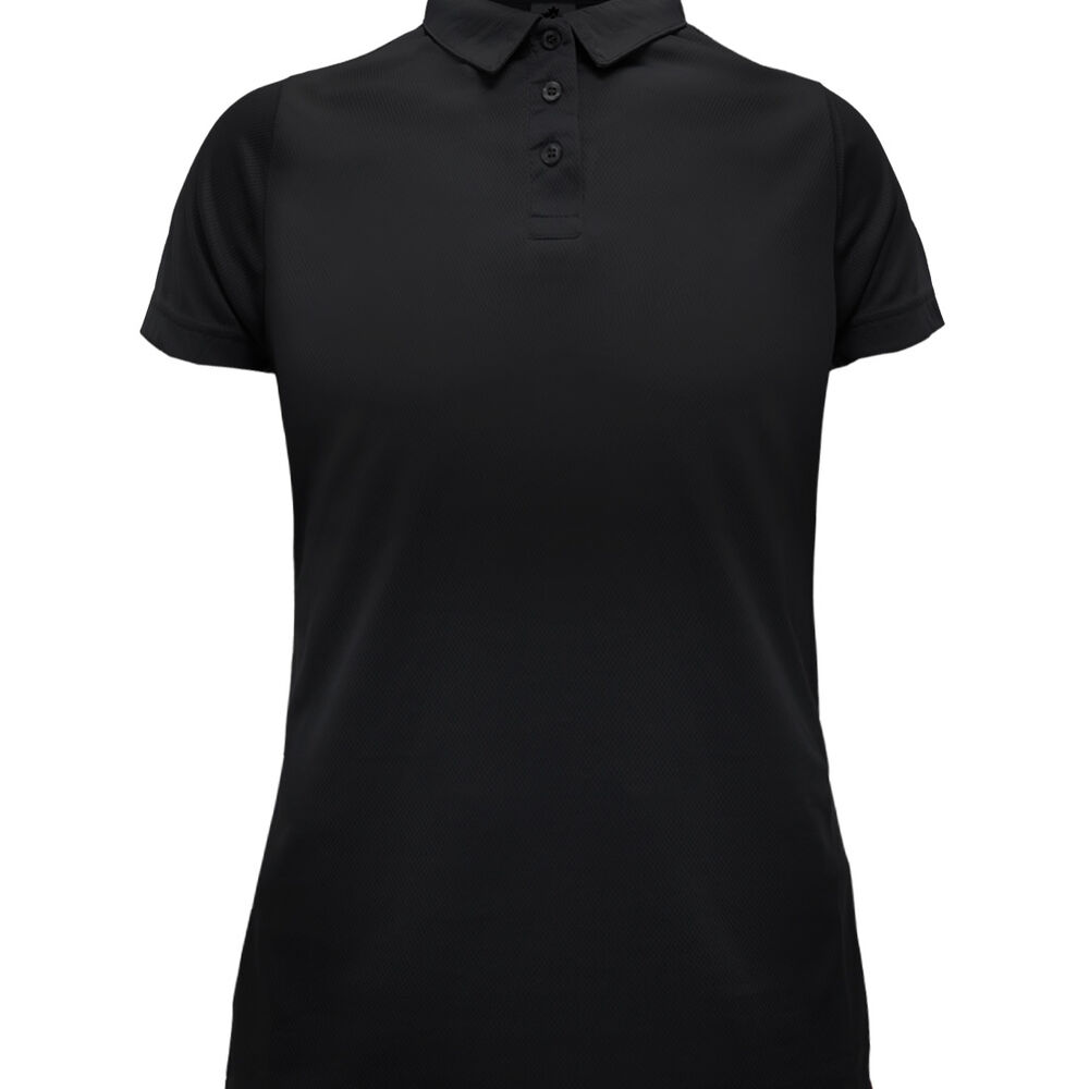Polera Cooldry Quebec Manga Corta Mujer Black image number 0.0