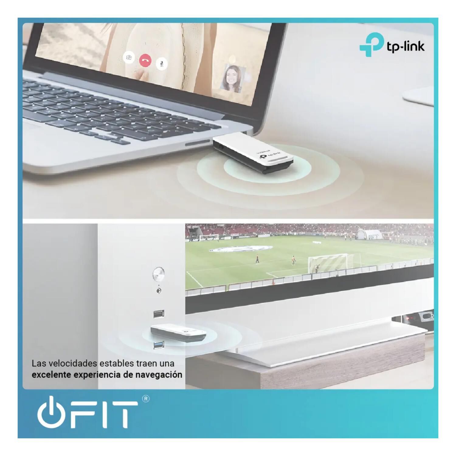Adaptador Inalambrico Usb Wifi N 300mbps Tl-wn821n Tp-link image number 2.0