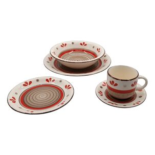 Juego De Loza Porcelana Vajilla 30 Piezas Hallen Emily Juego De Loza Porcelana Vajilla 30 Piezas Hallen Emily