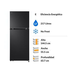 Refrigerador Top Freezer LG VT22BPM.AEPPECL / No Frost / 217 Litros / E