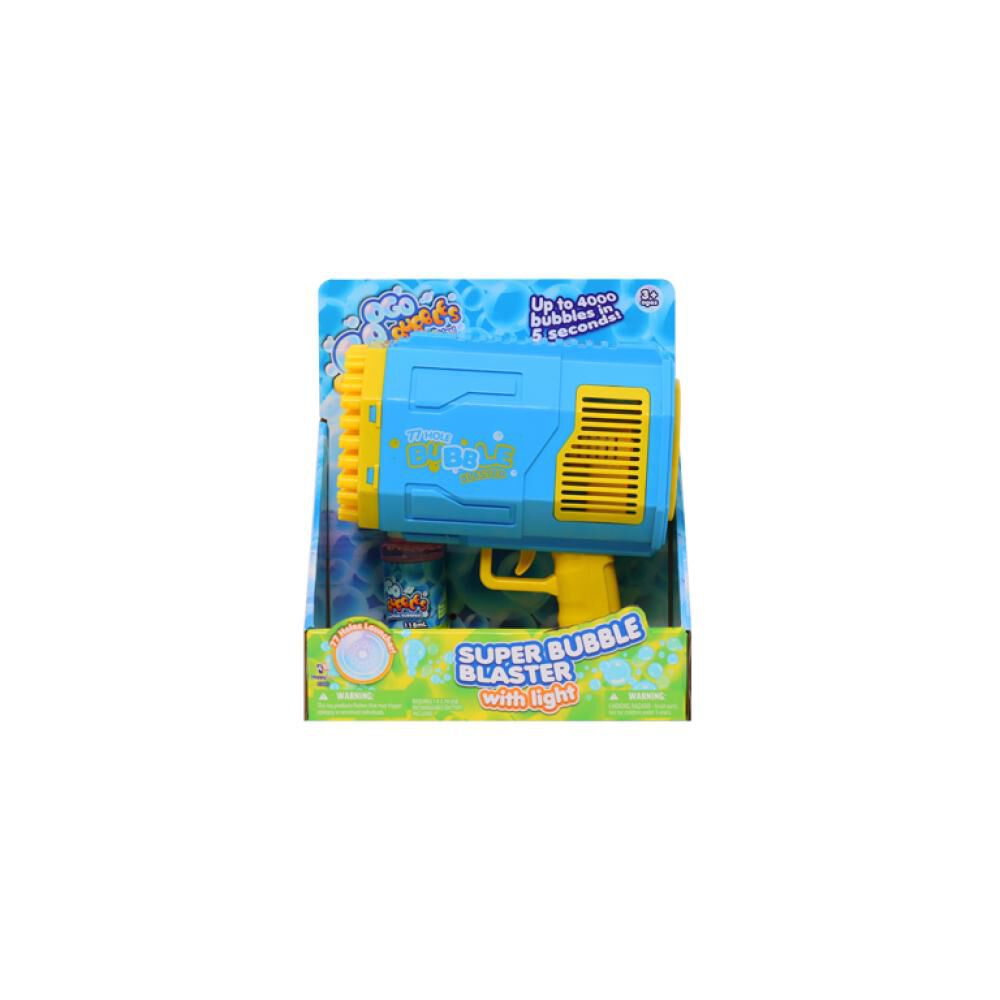 Pistola De Burbujas De 77 Agujeros Con Luz, Solución De Burbujas 100ml Happy Line image number 5.0