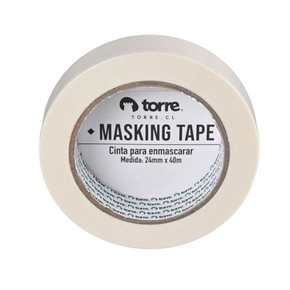 Cinta Masking Crema 24mm X40mmtorre image number 1.0