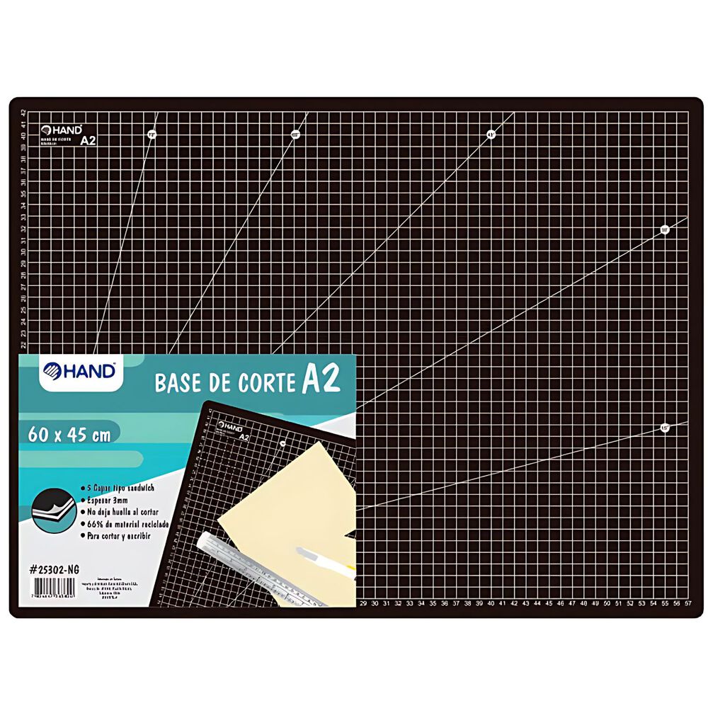 Base De Corte A2 60x45cm 3mm Negro - Ps image number 0.0