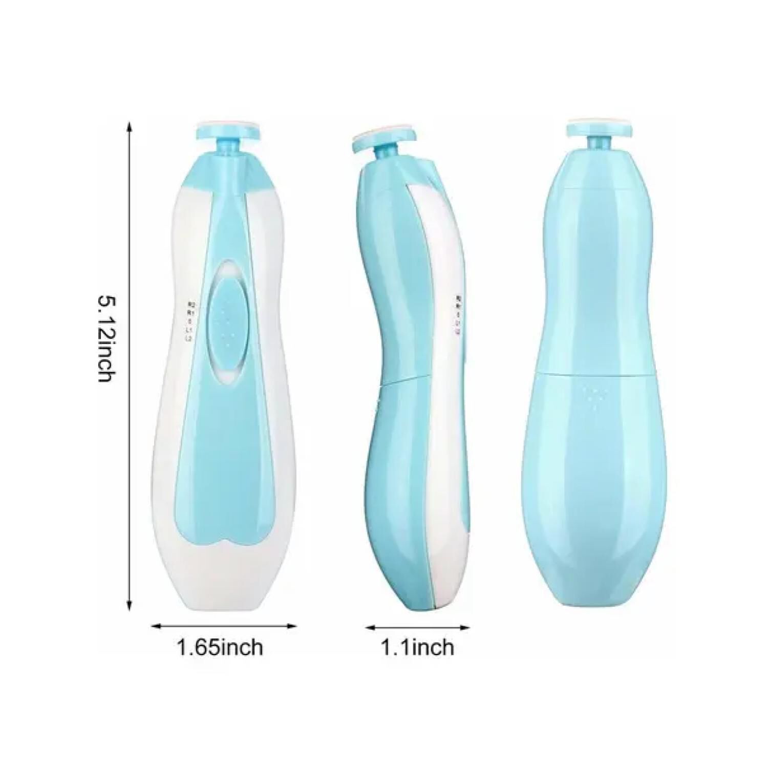 Pulidor Y Lima U&ntilde;as Para Bebes Electrico A Pilas Azul Infantil image number 1.0