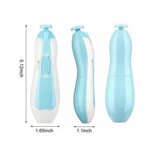 Pulidor Y Lima U&ntilde;as Para Bebes Electrico A Pilas Azul Infantil