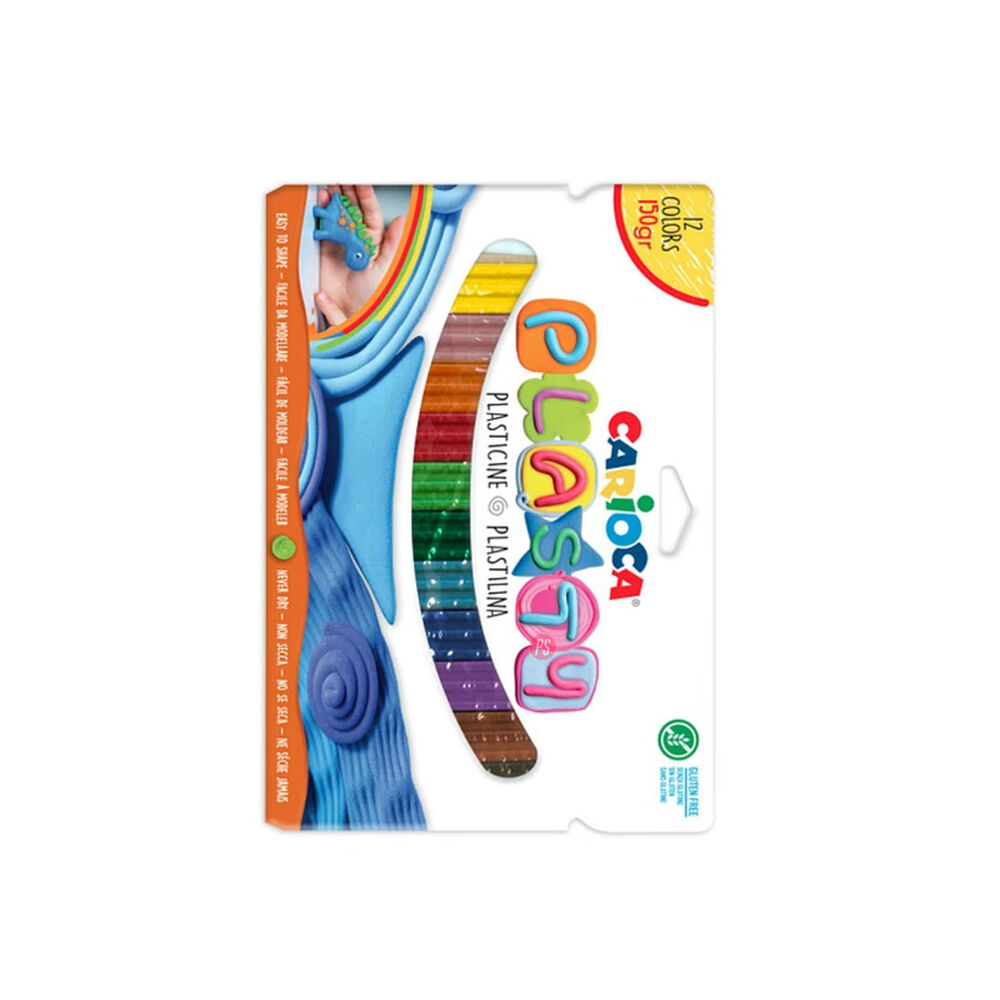 Plasticina 12 Colores 150grs Carioca - Ps image number 1.0