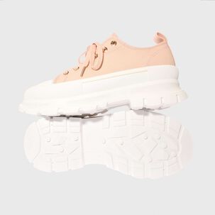 Zapatilla Lona Rosado V&iacute;a Franca Art. 5by223pink