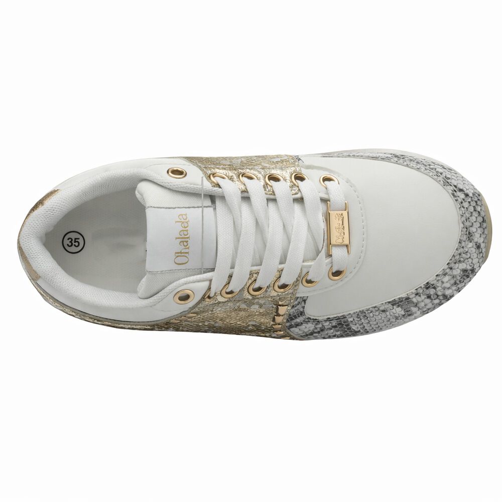 Zapatilla Blanco Mujer Urbano Chalada Orbit image number 4.0