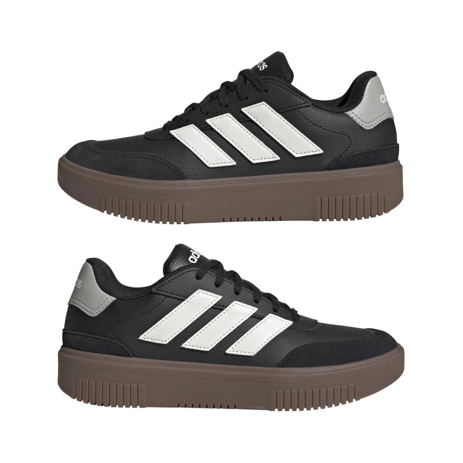 Zapatilla Urbana Mujer Adidas Courtblock Bold Negro image number 8.0