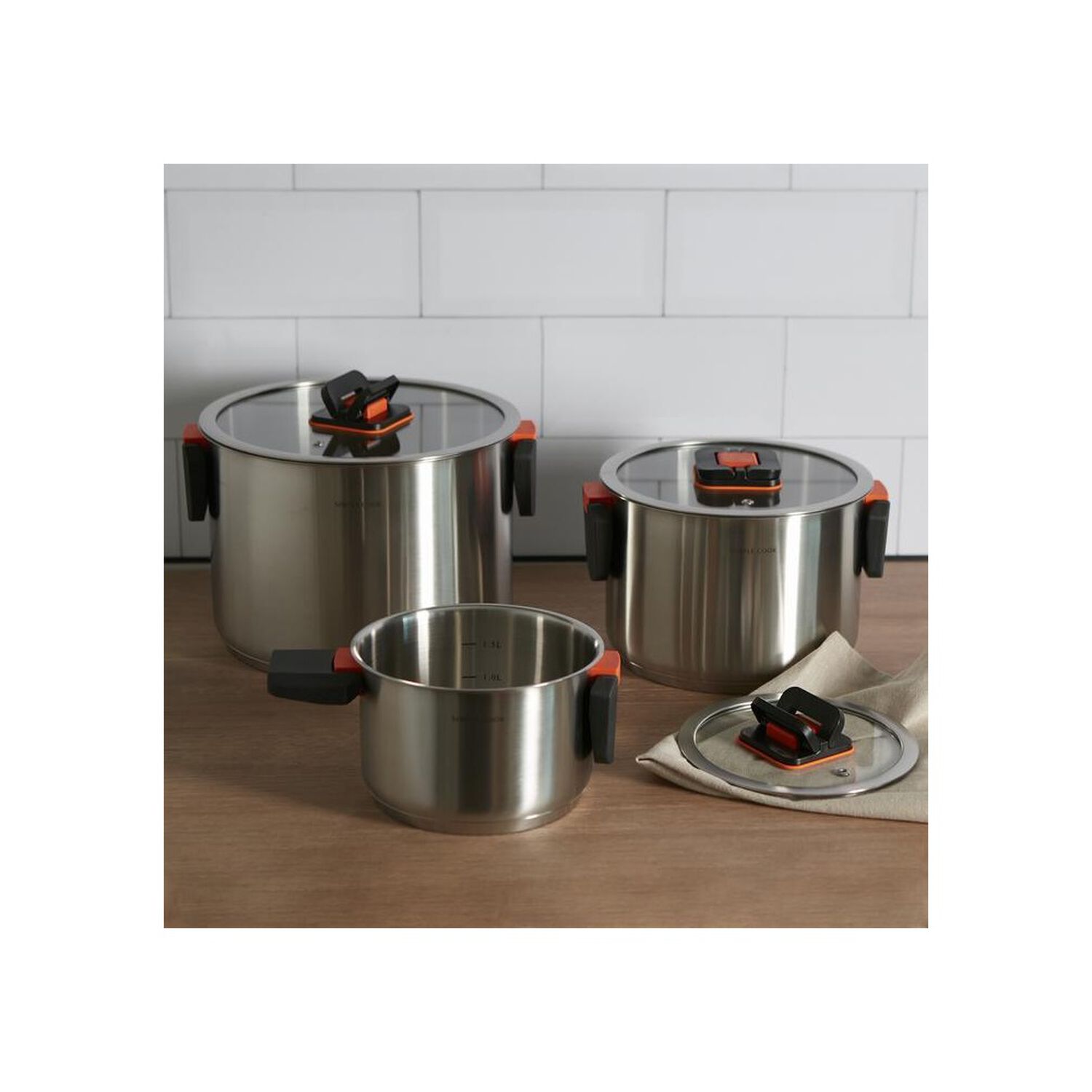 Bateria Simple Cook Lyon 6 Pzs image number 8.0