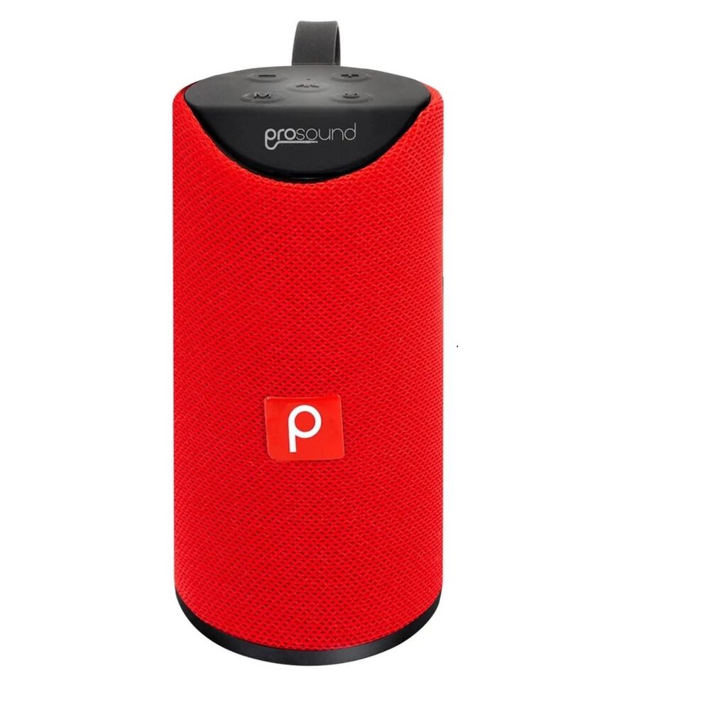Parlante Inalámbrico Bluetooth Portátil Recargable Prosound Rojo image number 0.0