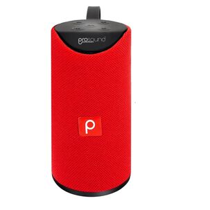 Parlante Inalámbrico Bluetooth Portátil Recargable Prosound Rojo