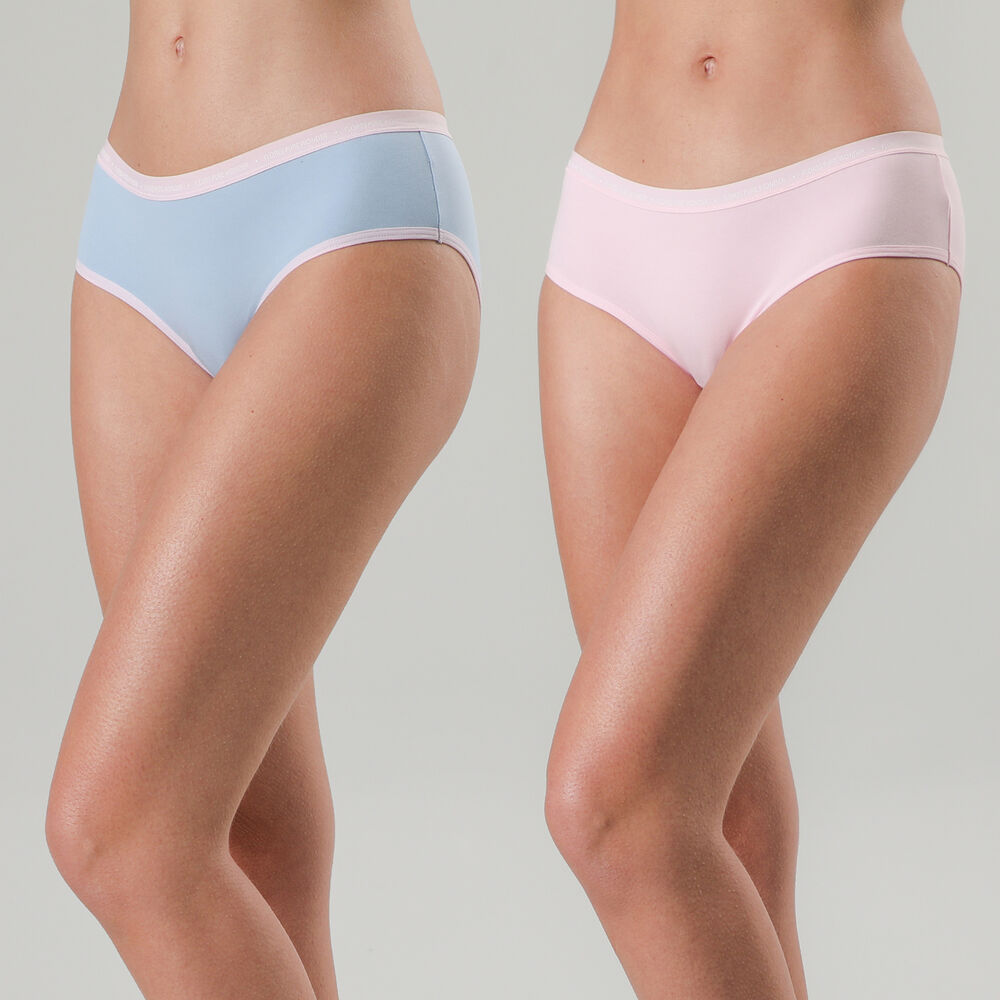 Pack X2 Pantaleta Algodon Logo 25287-229 image number 0.0