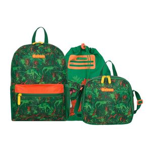Minipack 6xt Mochila Ni&ntilde;o Xtrem Dino Verde