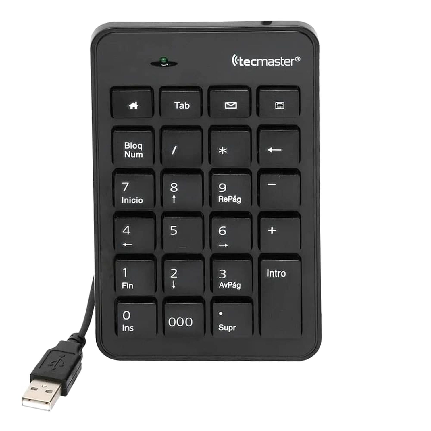 Teclado Num&eacute;rico Usb Profesional De Teclas Planas Tm-100504 image number 1.0