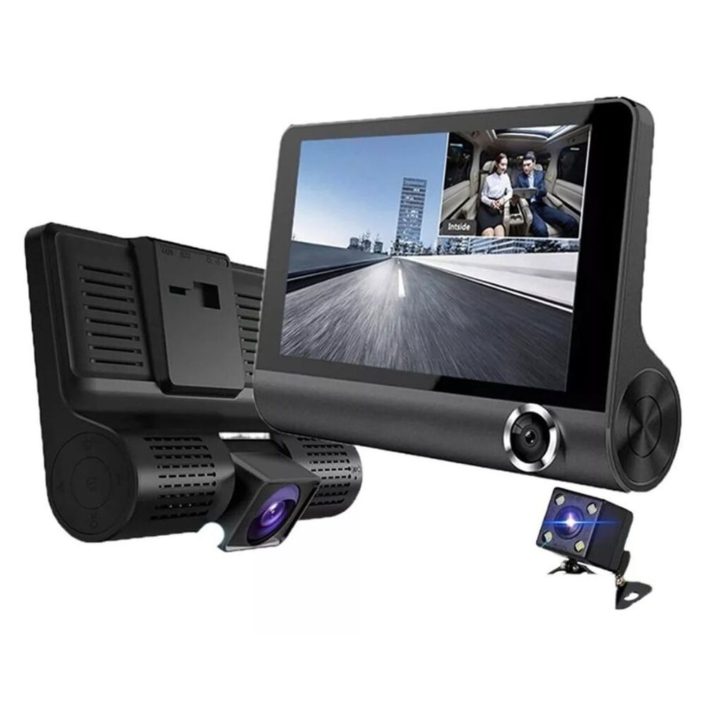 Camara Para Auto 3 En 1 Frontal Trasera Tablero 1080p Hd image number 2.0