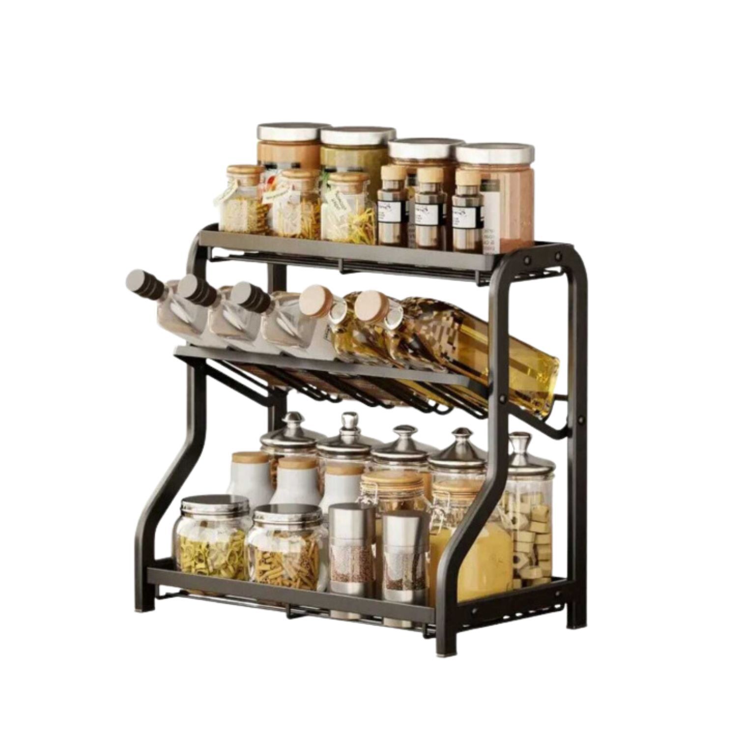 Estante Cocina Met&aacute;lico Organizador Botellas Y Utensilios image number 1.0