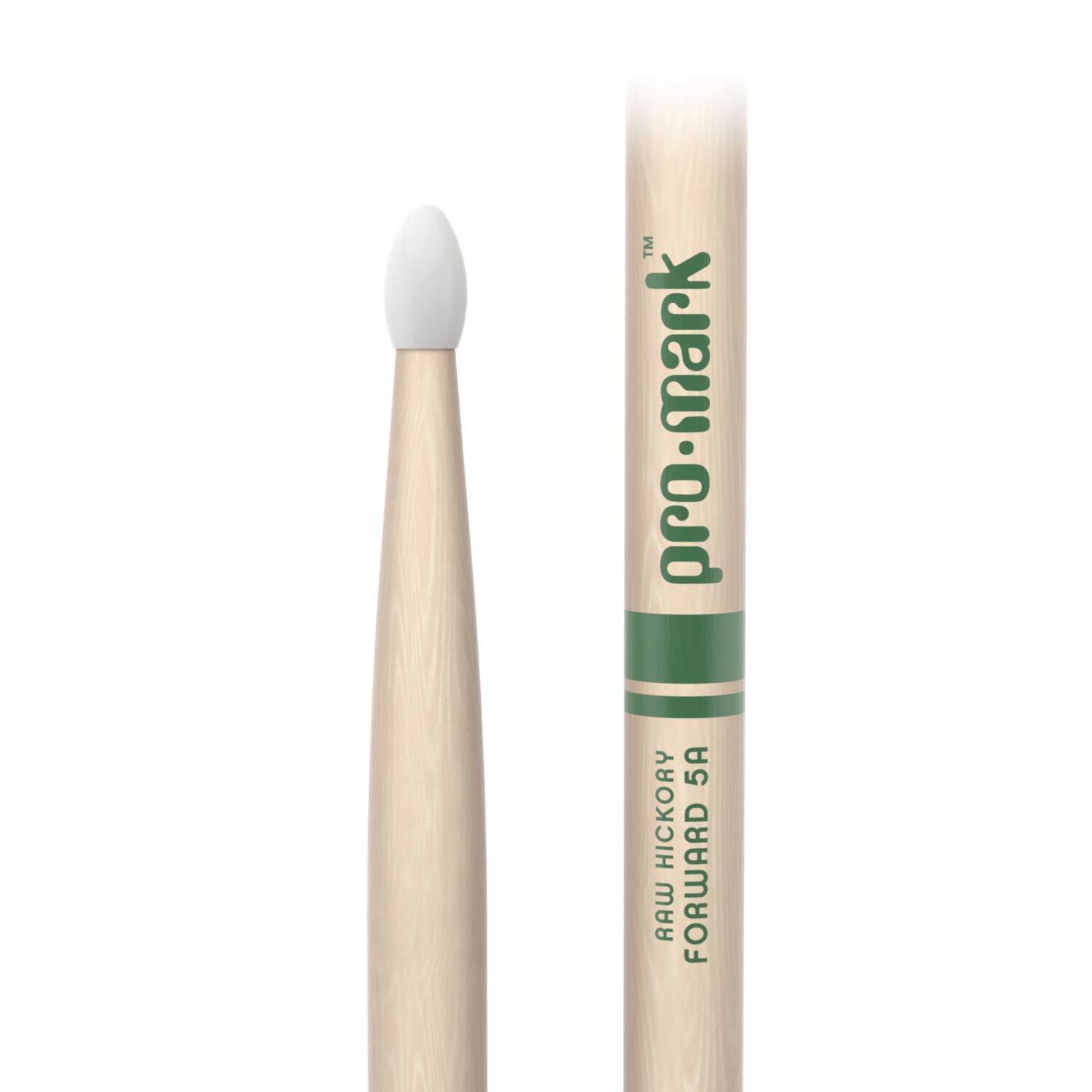 Baquetas 5a Nylon Raw Hickory Forward Pro Mark image number 1.0