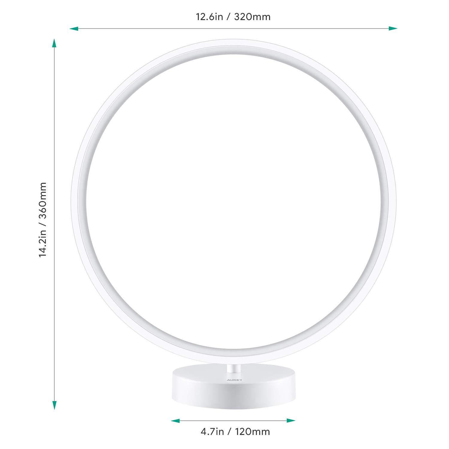 Aukey L&aacute;mpara De Aura Blanco - Lt-st37 image number 1.0