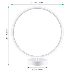 Aukey L&aacute;mpara De Aura Blanco - Lt-st37