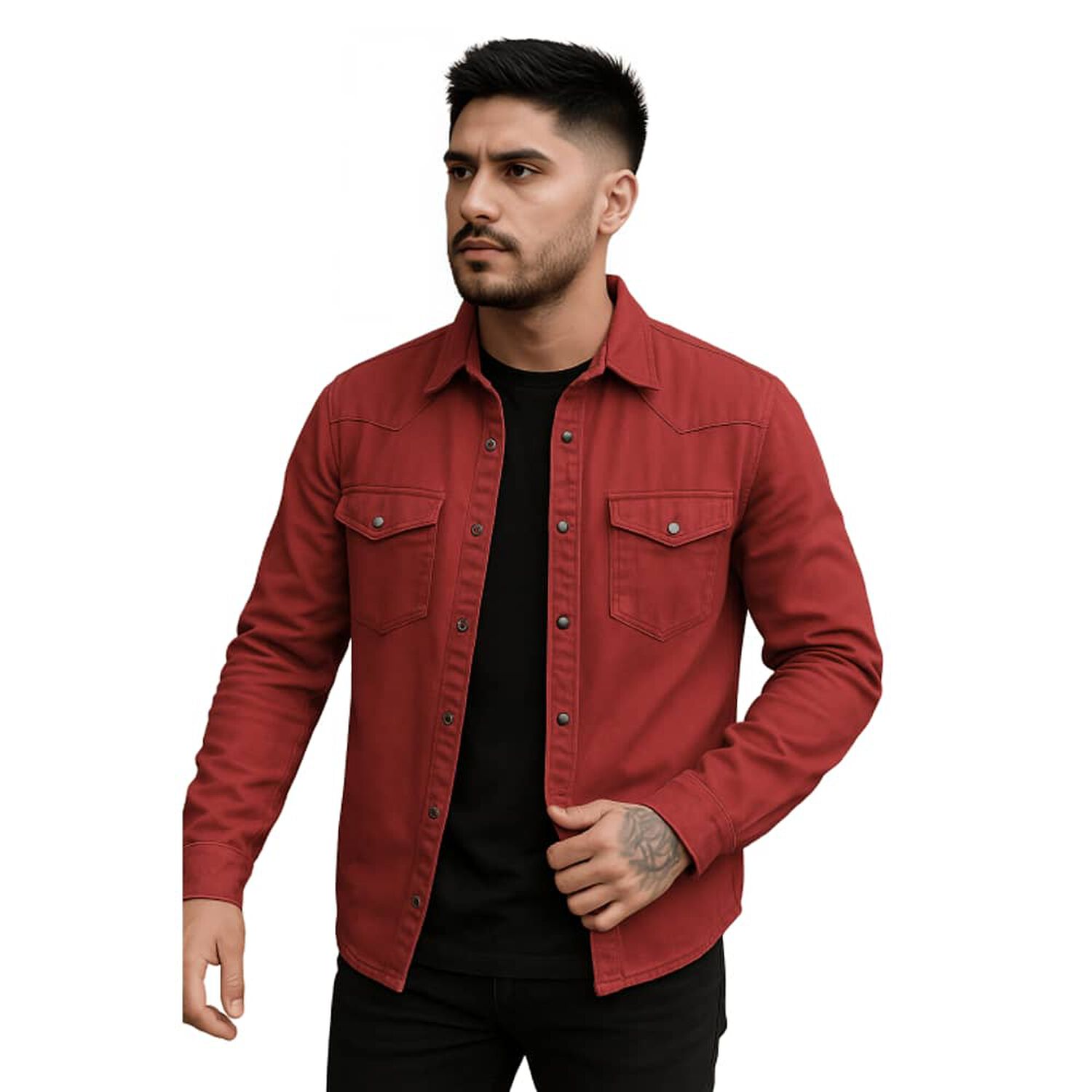 Chaqueta Sobrecamisa Denim Croacia Hombre image number 0.0