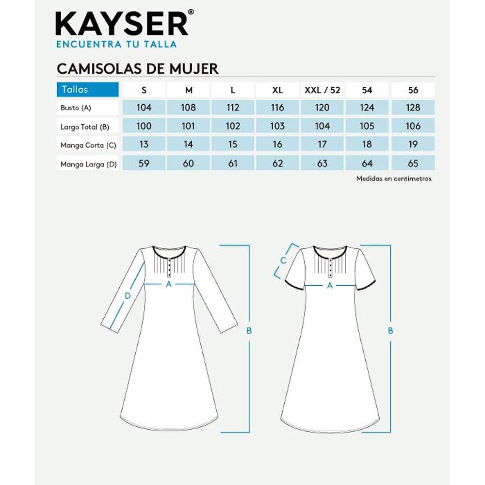 Camisola De Dormir Microfibra 72.40m Kayser image number 4.0