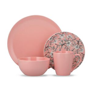 Juego De Vajilla Belle Noite Rosario / 24 Piezas / 6 Personas