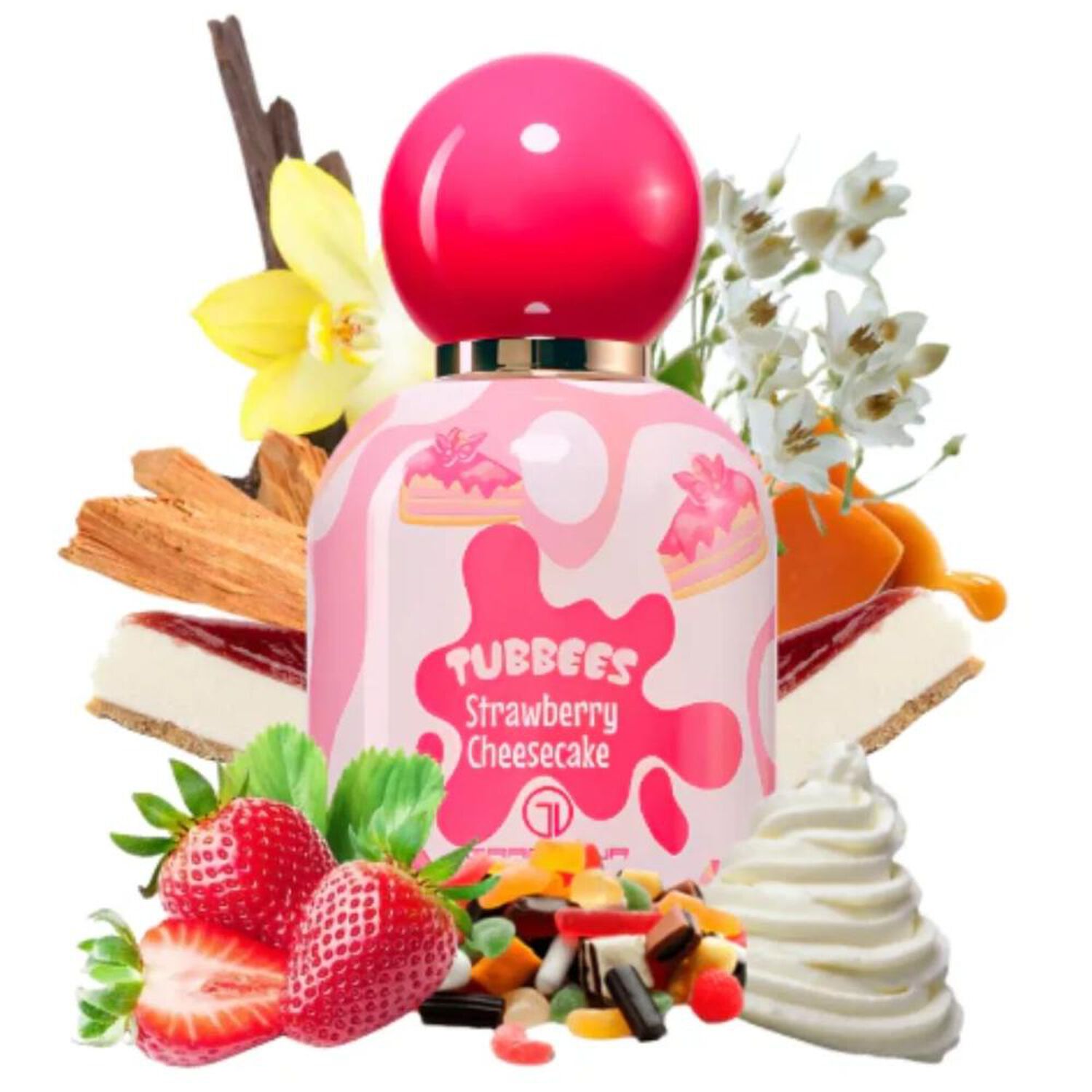 Perfume Unisex Tubbees Strawberry Cheesecake Grandeur / 50 Ml / Eau De Parfum image number 1.0