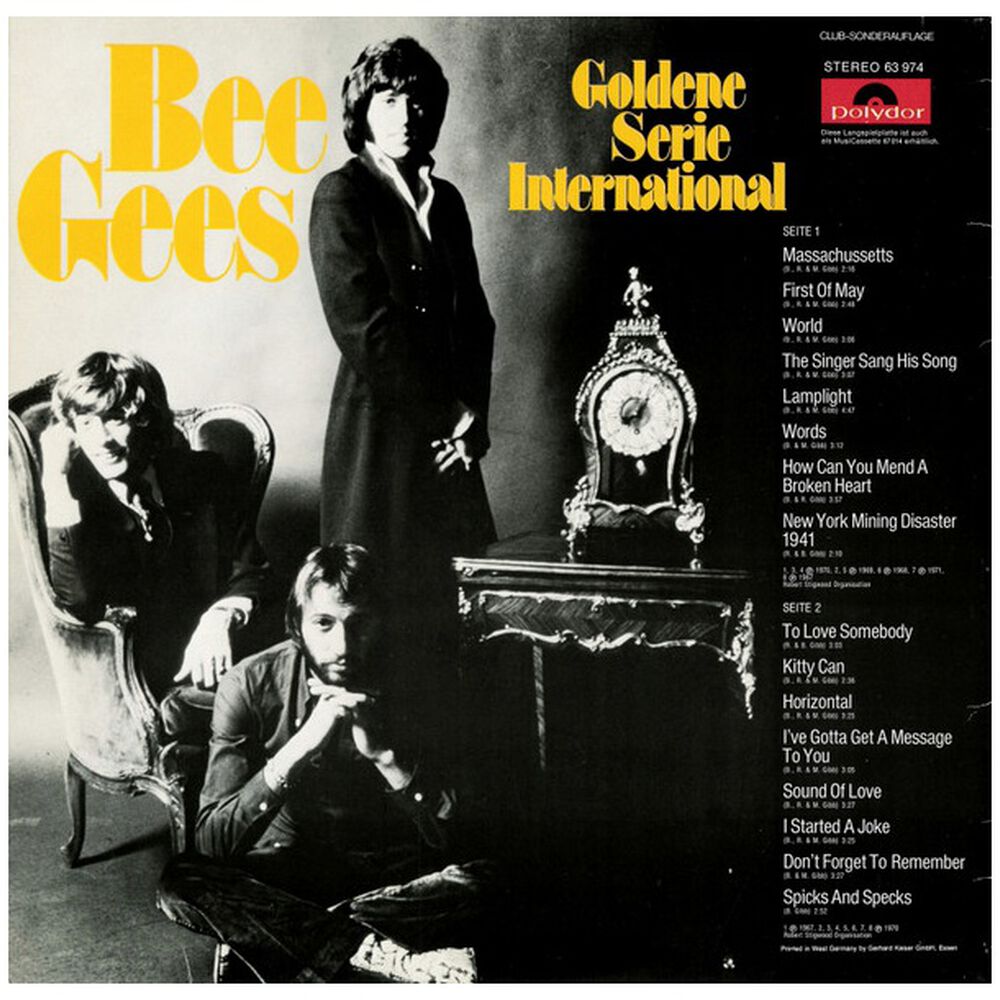 Bee Gees - Goldene Serie: International | Vinilo Usado image number 1.0