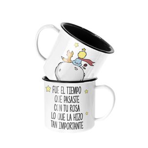 Taza Enlozada Lechera El Principito Amigo Unico Zorro