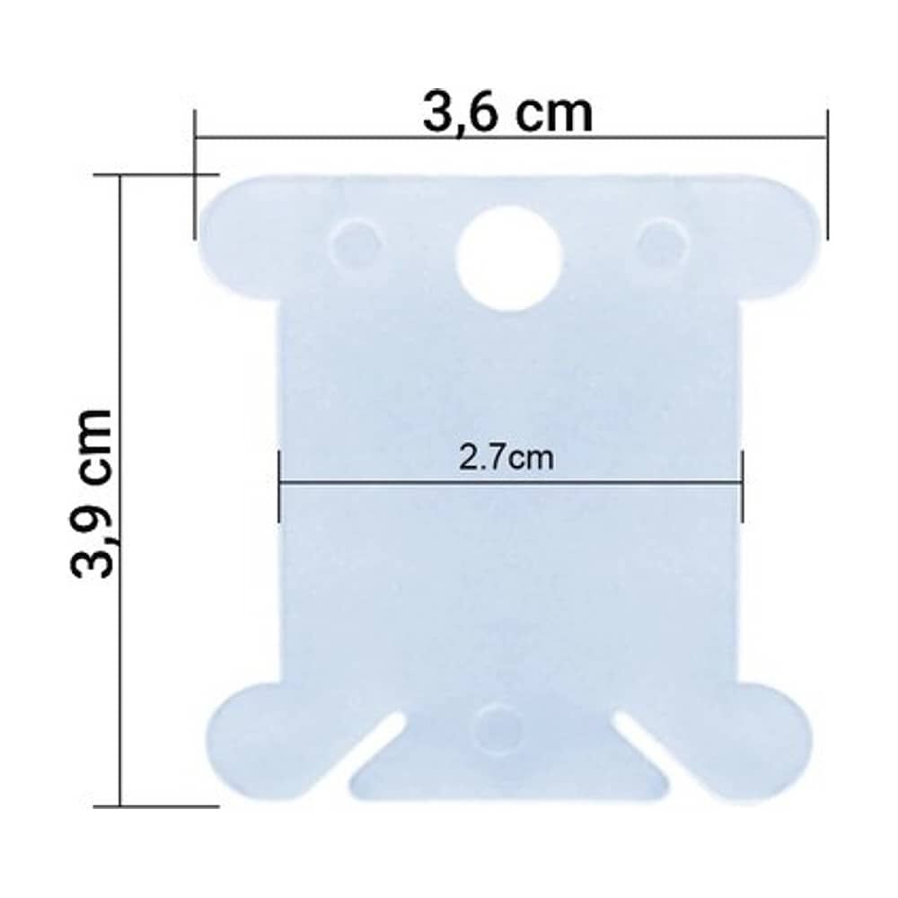 Bobina Para Hilo De Bordar Blanca 10 Undiades image number 0.0