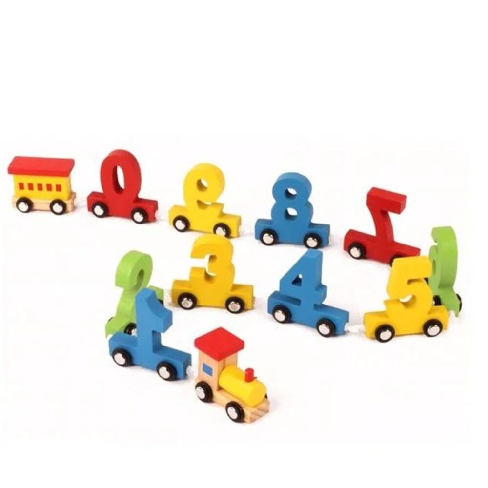 Tren De N&uacute;meros De Madera Para Ni&ntilde;os 3+ A&ntilde;os De 88 Cm image number 3.0