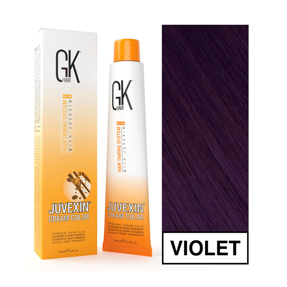 Gkhair - Tintura Cream Color Permanente Vegana 100ml + Oxidante - Violet image number 0.0