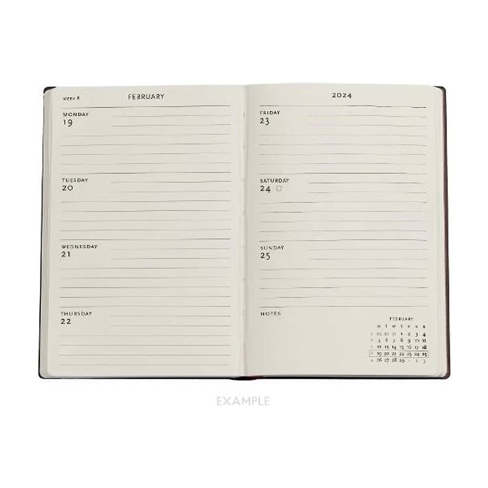 Agenda 2024 Safavid Indigo, T.dura, Vista Semanal, Midi image number 1.0