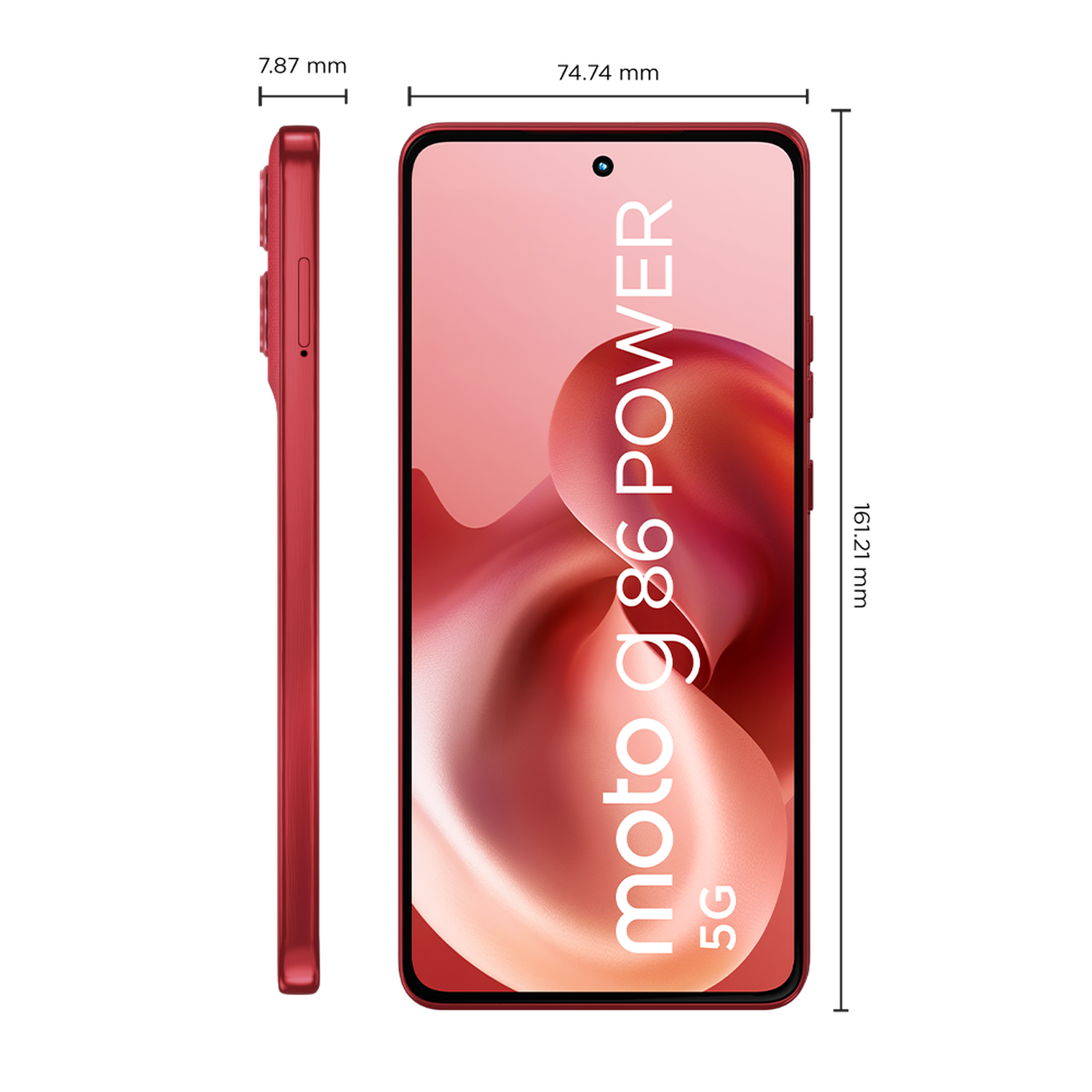 Smartphone Motorola Moto G86 Power / 5G / 256 GB / Cereza / Liberado image number 3.0