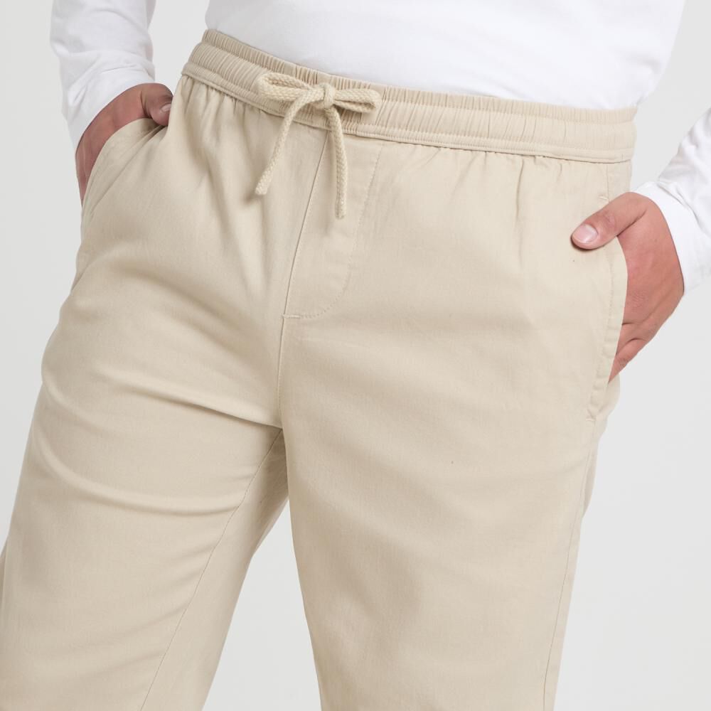 Pantalón Pretina Elásticada Tiro Medio Regular Hombre Skuad image number 4.0