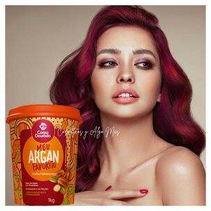 Crema Brasileña Para Reparar Cabellos Dañados Con Argan 1 Kg